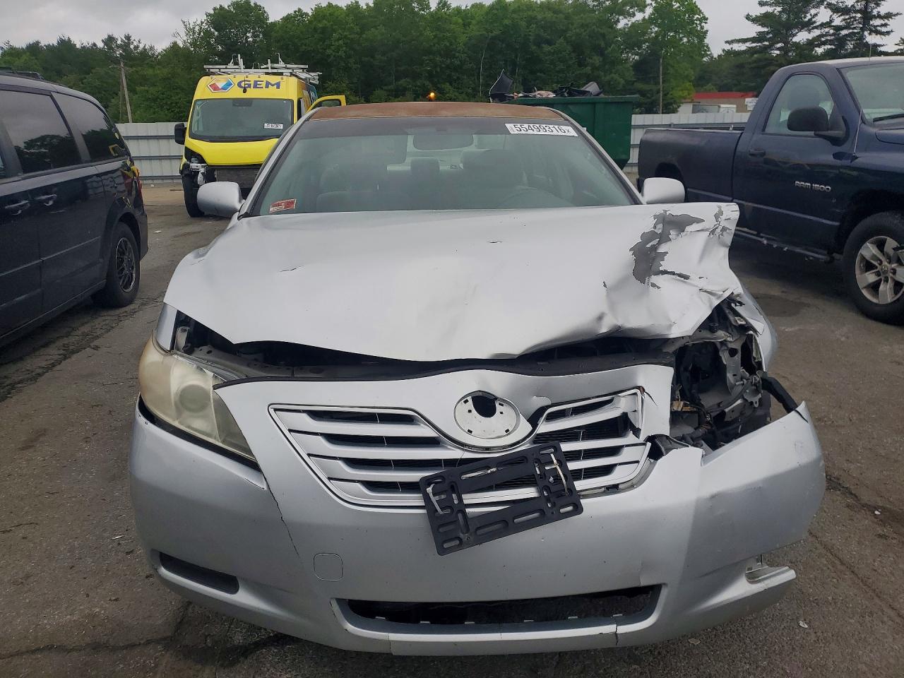 2007 Toyota Camry Le Silver vin: JTNBE46K873064060