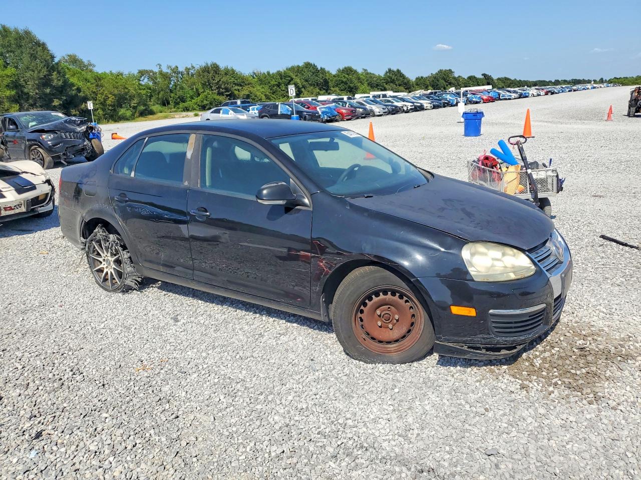 2006 Volkswagen Jetta Value Черный vin: 3VWPF71KX6M846385