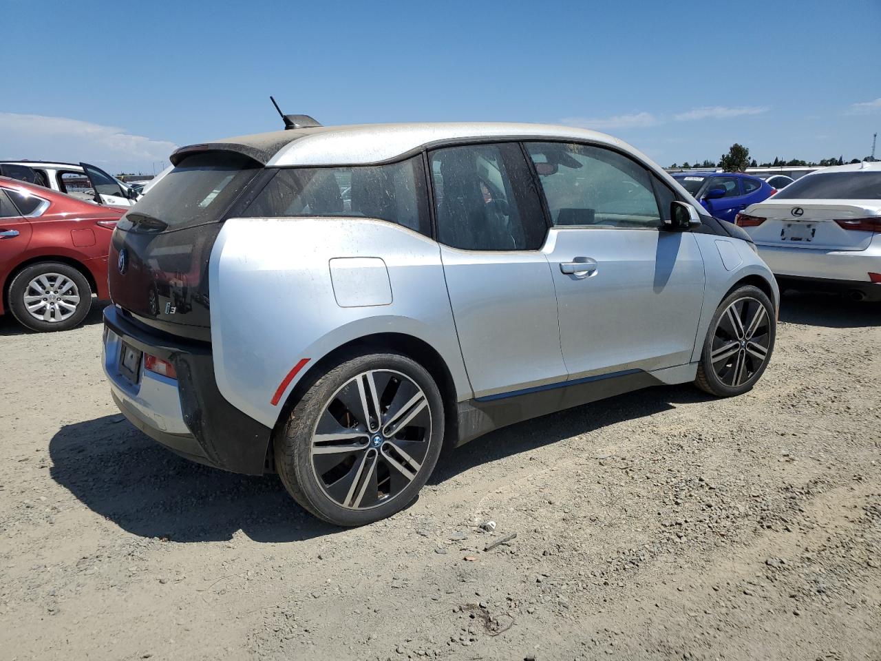 2014 Bmw I3 Rex   Silver vin: WBY1Z4C54EV274531
