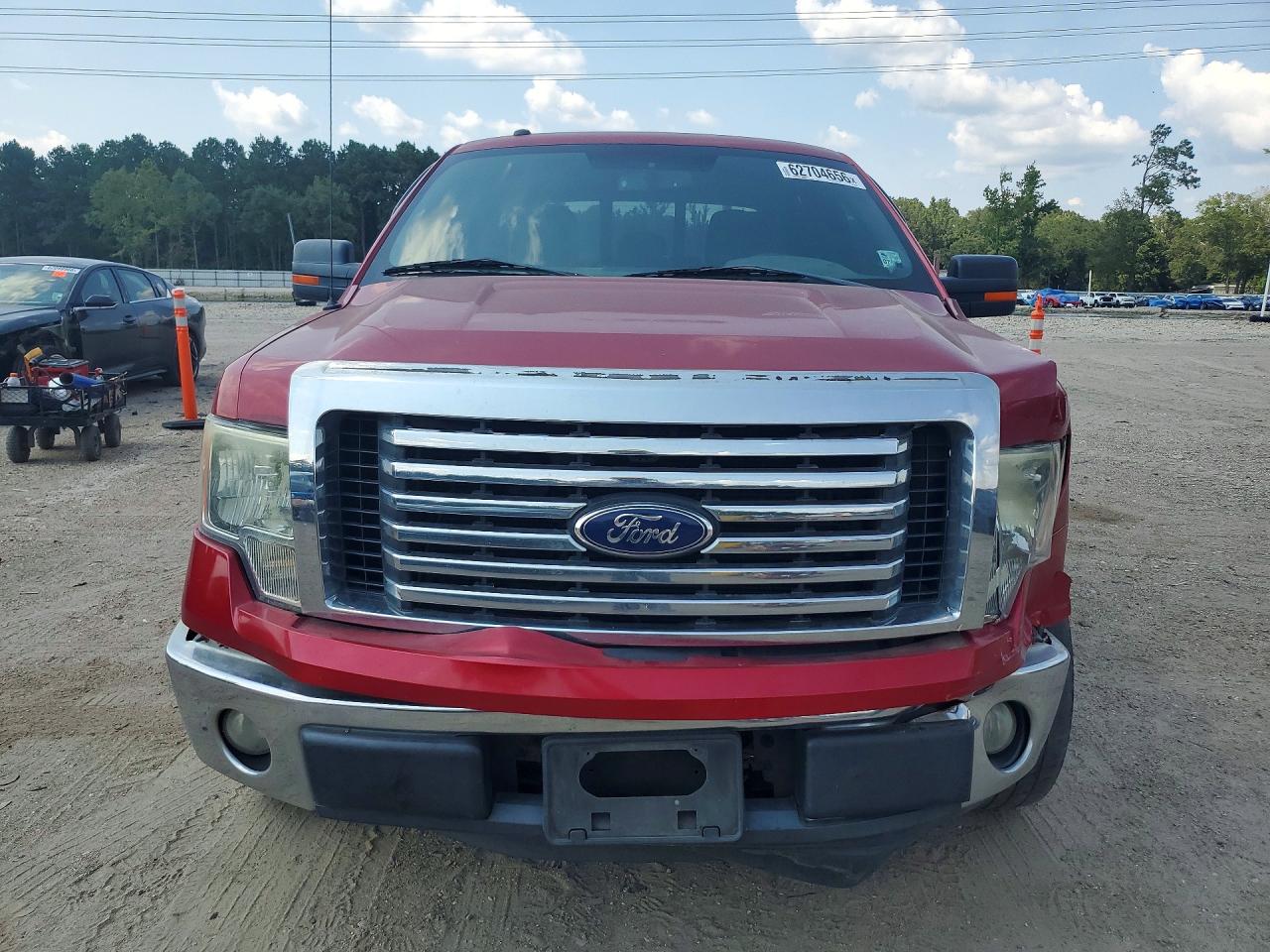 2011 Ford F150 Supercrew Красный vin: 1FTFW1CF5BKE01565