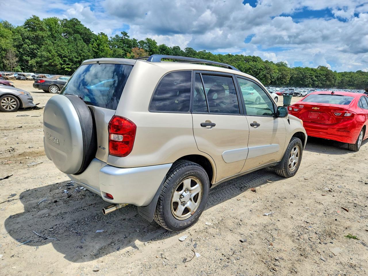 2004 Toyota Rav4 Base Gold vin: JTEHD20VX40020224
