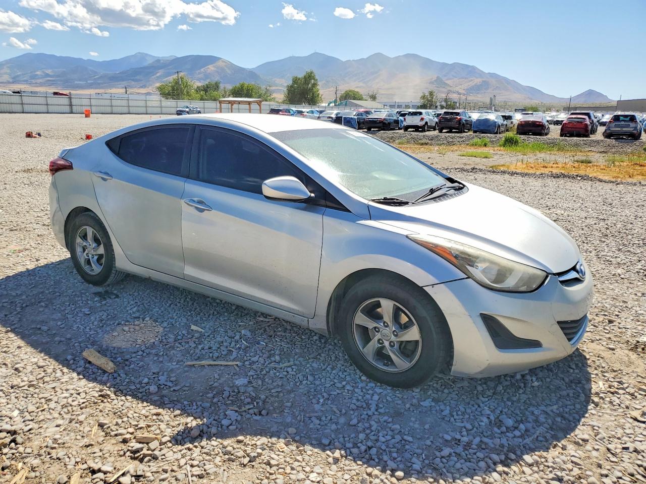 2014 Hyundai Elantra Se Серебряный vin: KMHDH4AE3EU184700