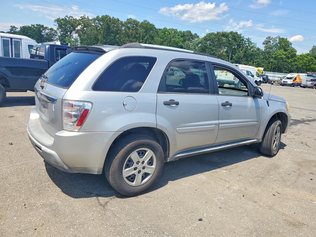 2005 Chevrolet Equinox Ls Gray vin: 2CNDL13F356197108