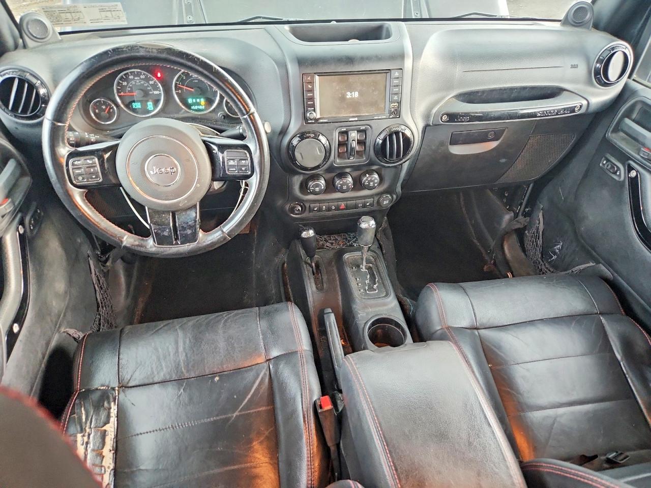 2012 Jeep Wrangler Unlimited Sahara Черный vin: 1C4BJWEG2CL254794