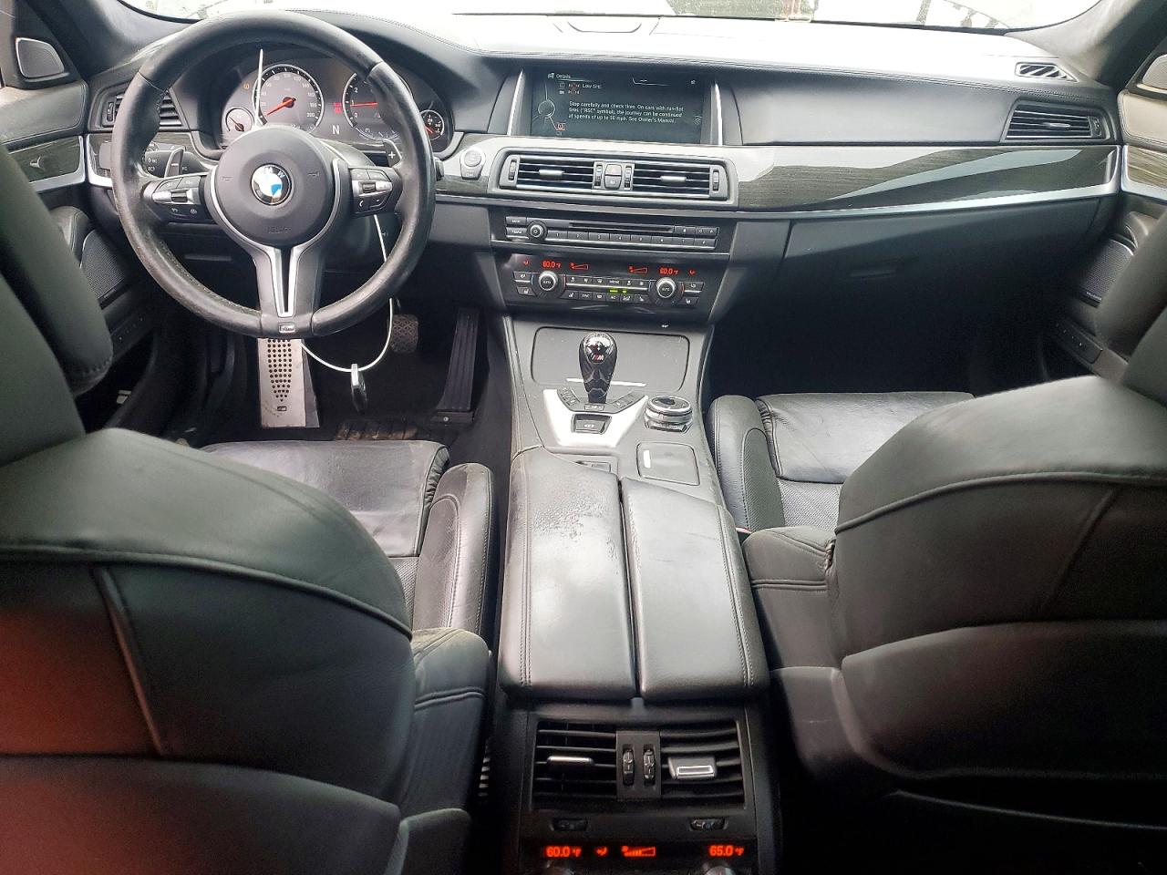 2014 Bmw M5 Black vin: WBSFV9C5XED097613