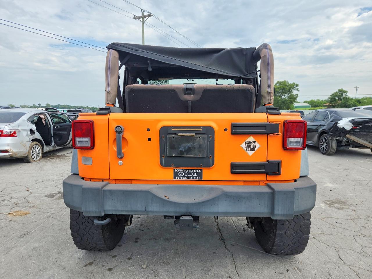 2012 Jeep Wrangler Sport Orange vin: 1C4AJWAG8CL181545