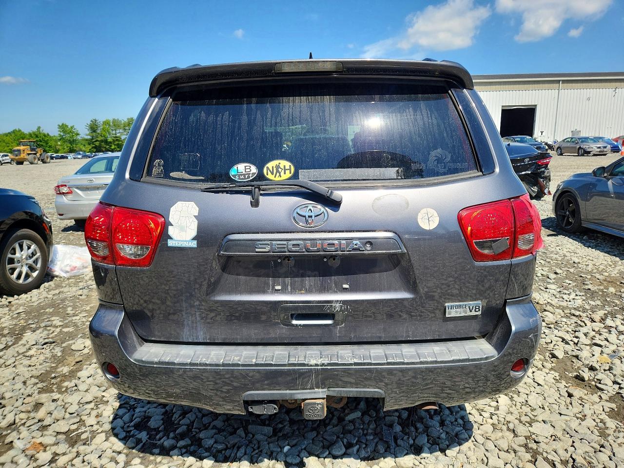 2013 Toyota Sequoia Sr5 Gray vin: 5TDBY5G15DS082730