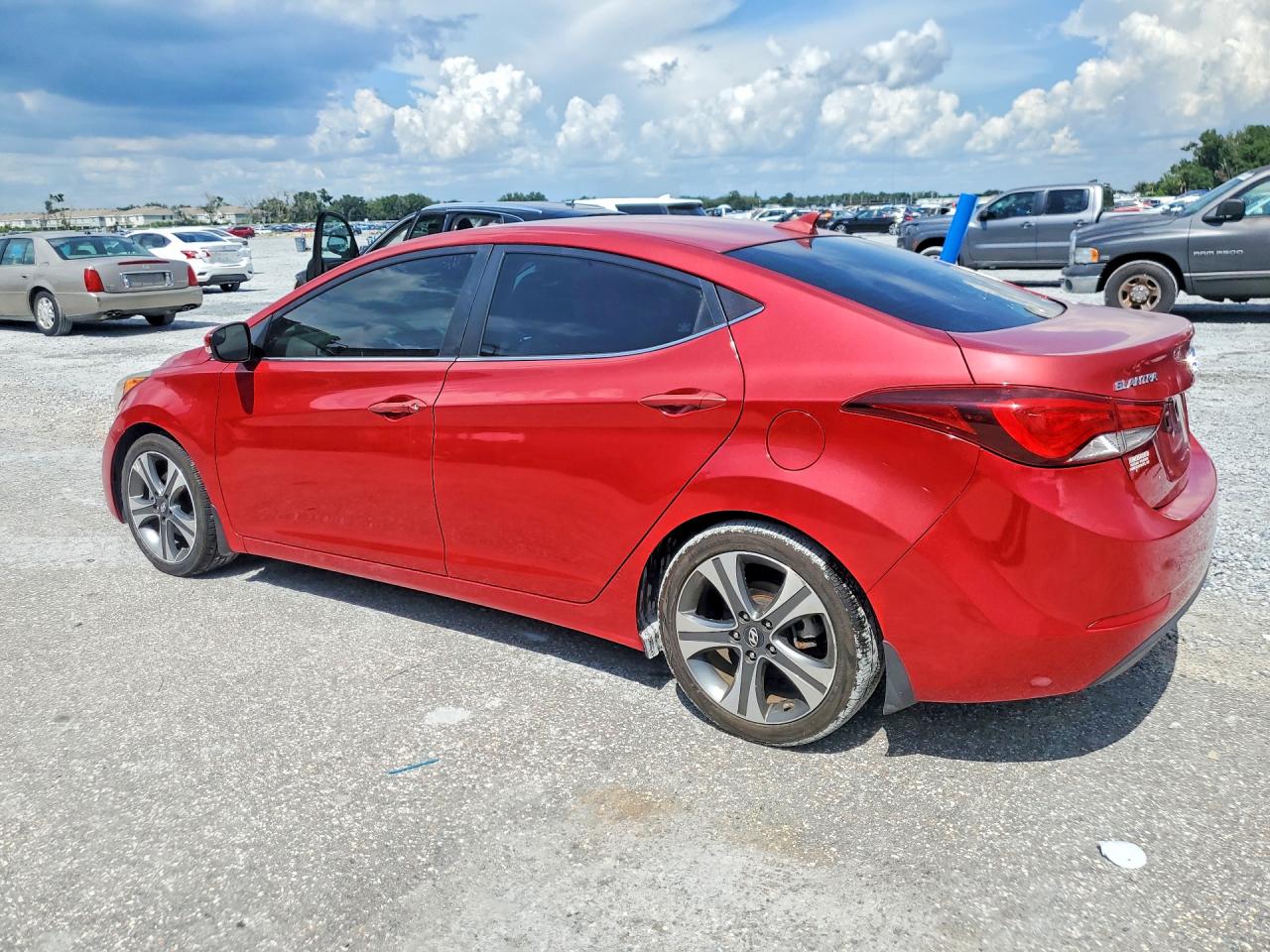 2014 Hyundai Elantra Sport Red vin: KMHDH4AH9EU174313