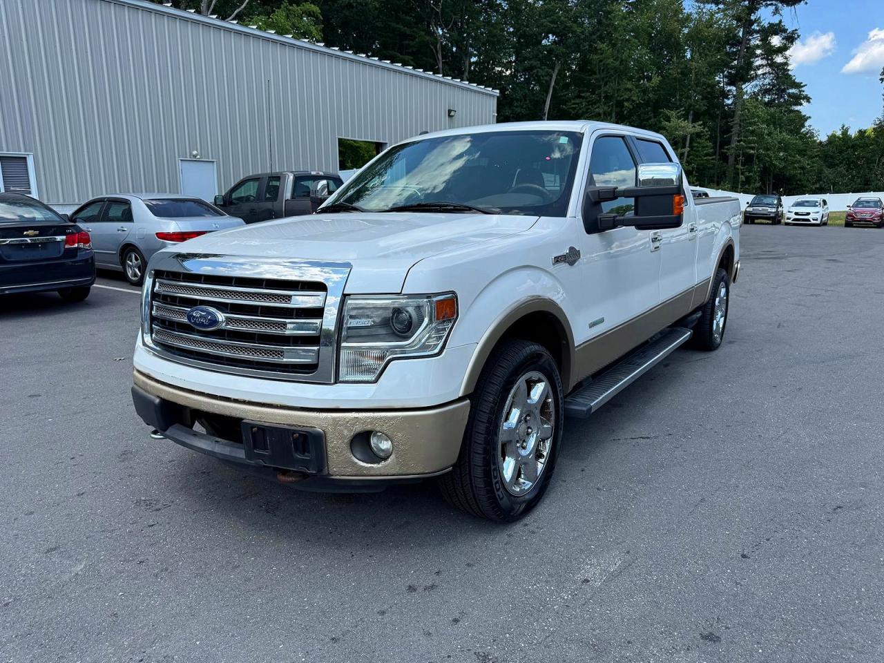 2013 Ford F150 King Ranch White vin: 1FTFW1ET8DKE37207