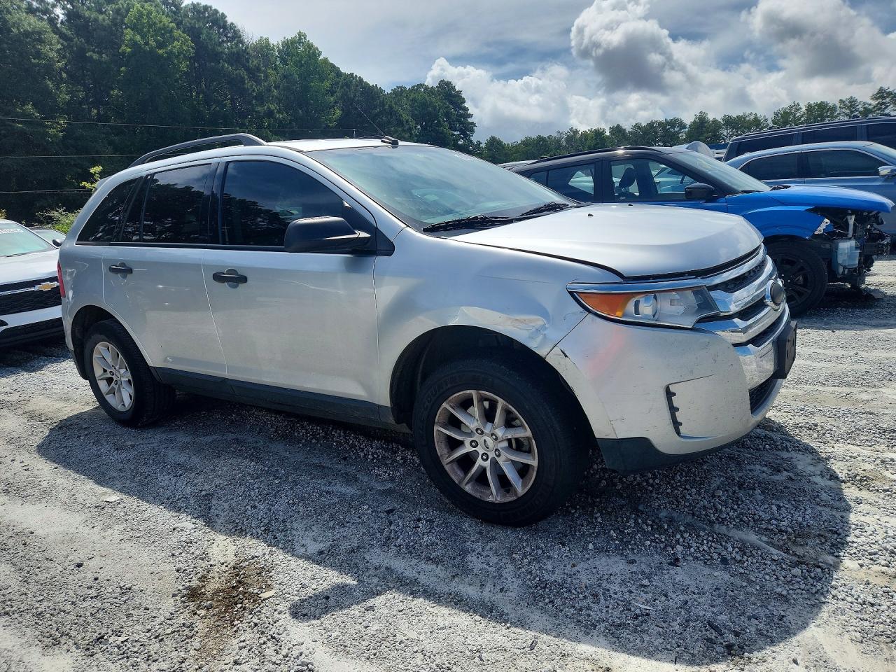 2013 Ford Edge Se Silver vin: 2FMDK3GCXDBB21180