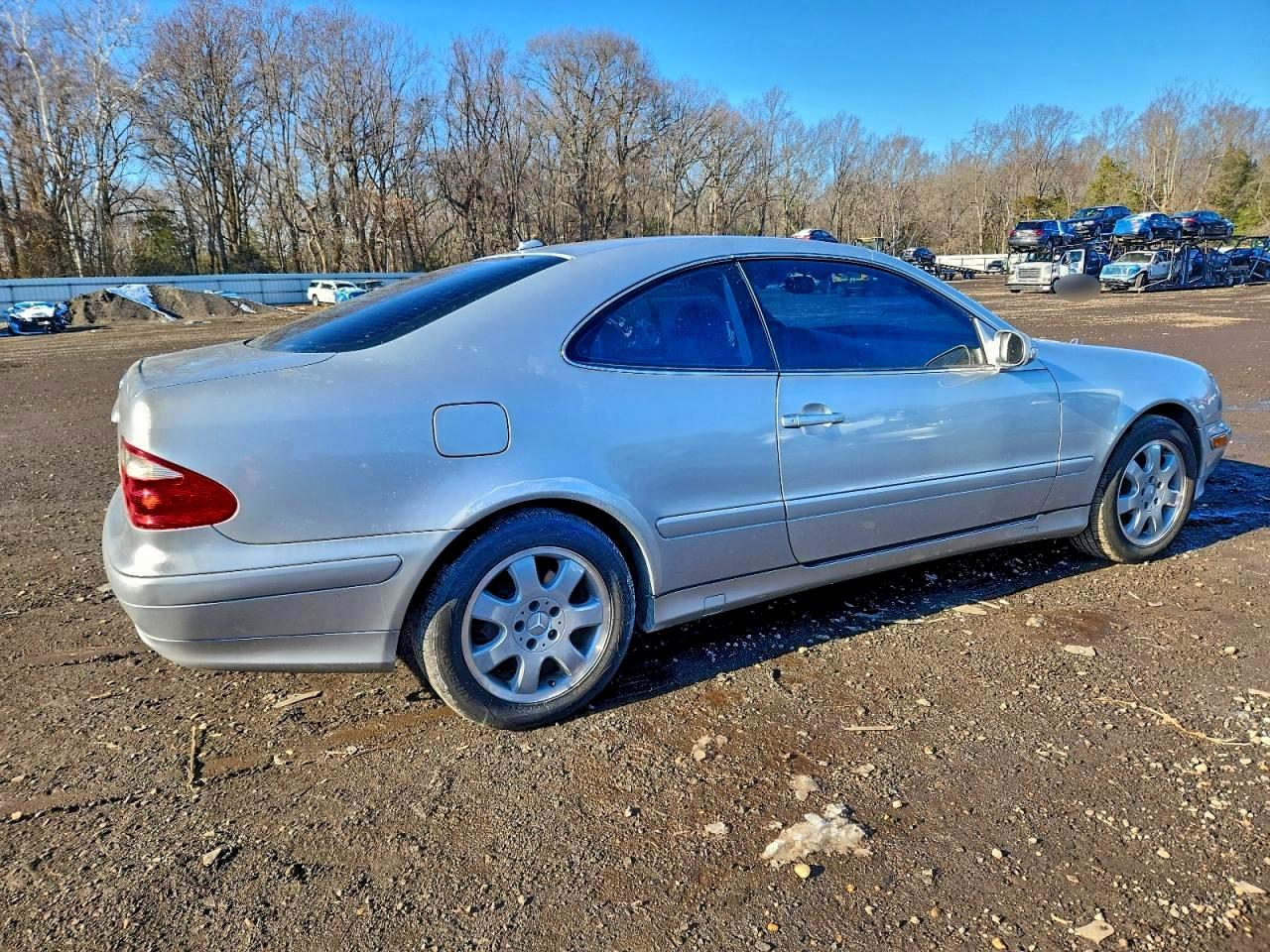 2002 Mercedes-benz Clk 320 Silver vin: WDBLJ65GX2T120827