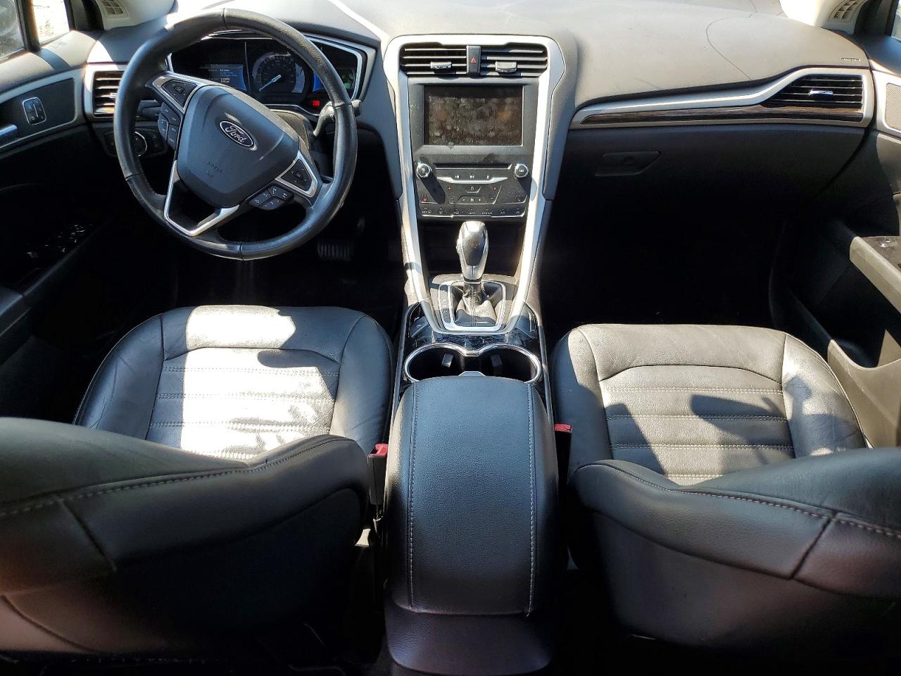 2014 Ford Fusion Se Hybrid Black vin: 3FA6P0LU4ER181248