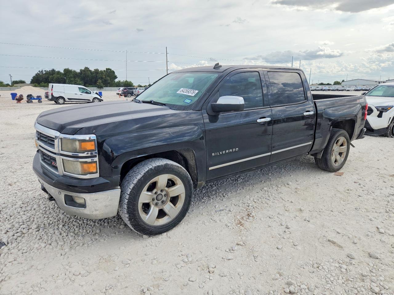 2014 Chevrolet Silverado K1500 Ltz Black vin: 3GCUKSEC2EG392279