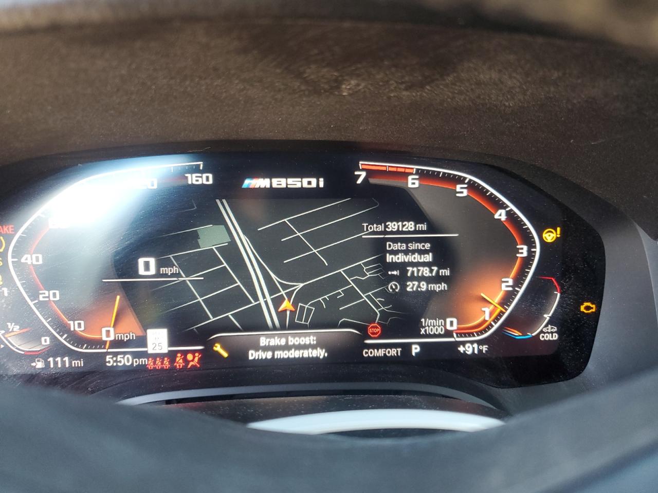 2022 Bmw M850xi    Gray vin: WBAGV8C04NCH67186