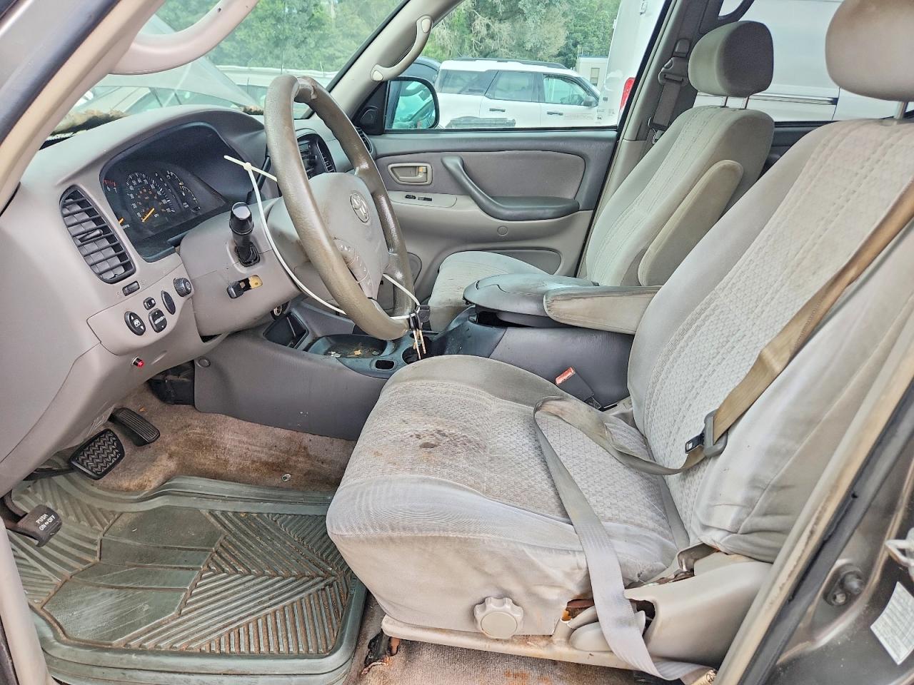 2004 Toyota Tundra Double Cab Sr5 Gray vin: 5TBET34174S440083