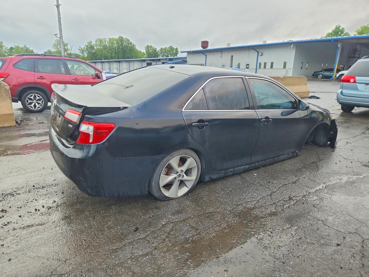 2012 Toyota Camry Se V6 Black vin: 4T1BK1FK5CU008492