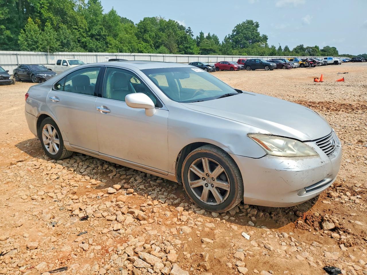 2007 Lexus Es 350 Silver vin: JTHBJ46G472005135