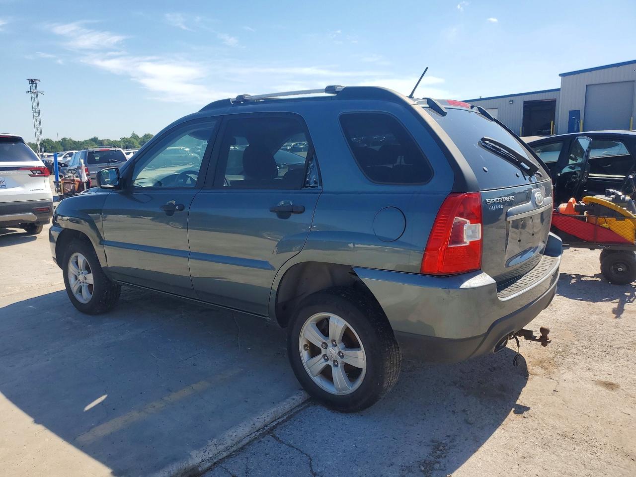 2009 Kia Sportage Lx Blue vin: KNDJF724897556623