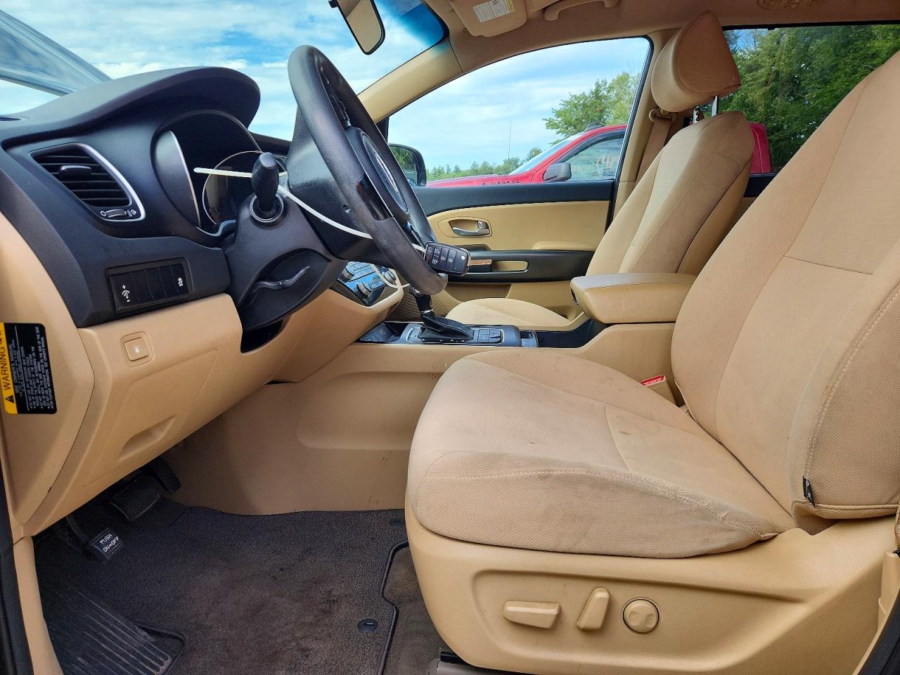 2015 Kia Sedona Lx Gray vin: KNDMB5C1XF6055882
