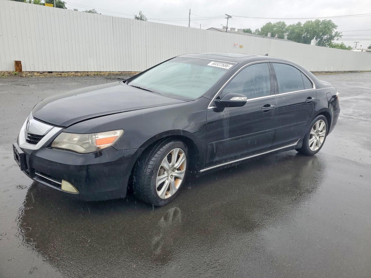 2009 Acura Rl Black vin: JH4KB26649C000149