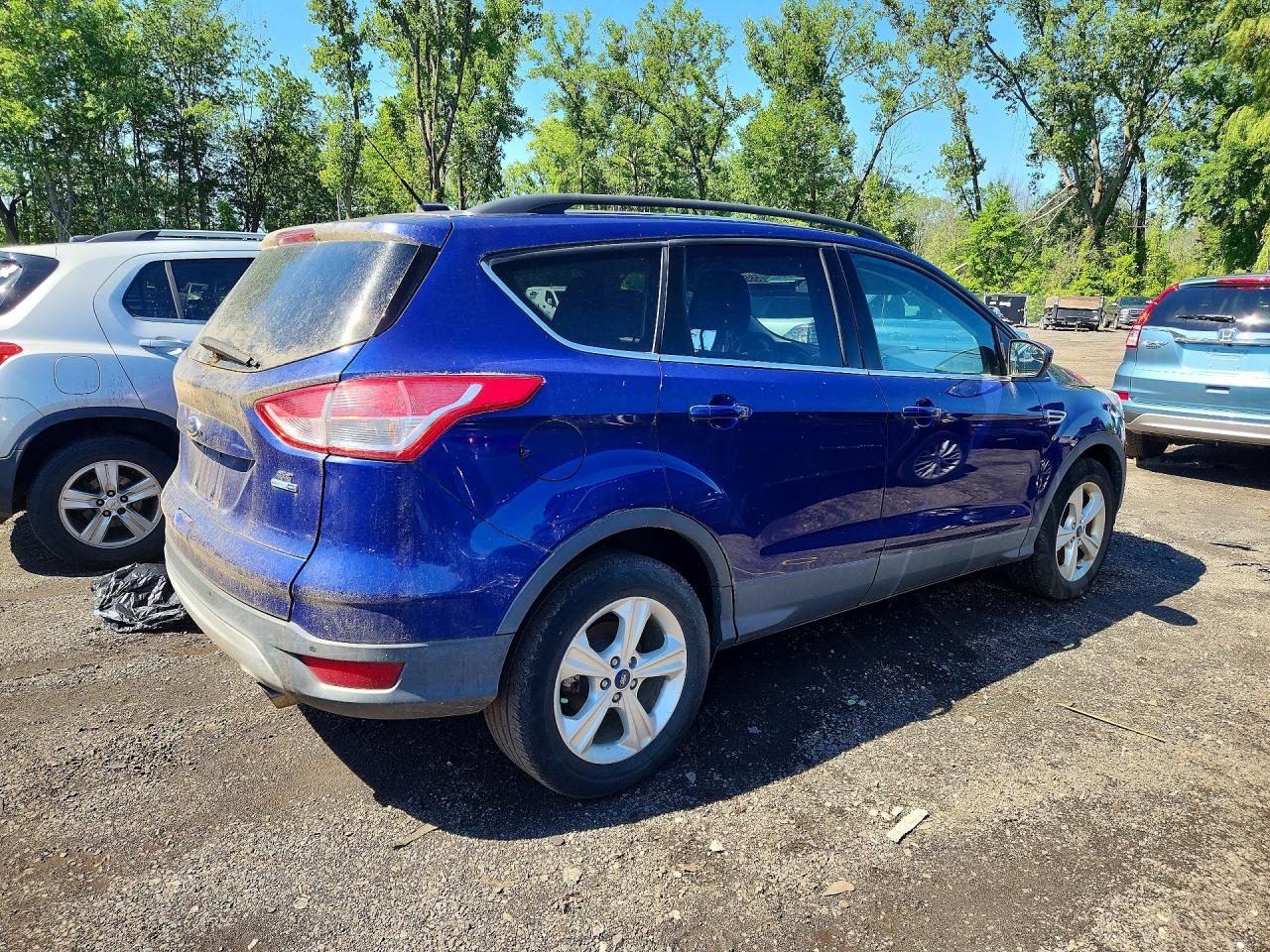 2014 Ford Escape Se Blue vin: 1FMCU9G97EUD98054