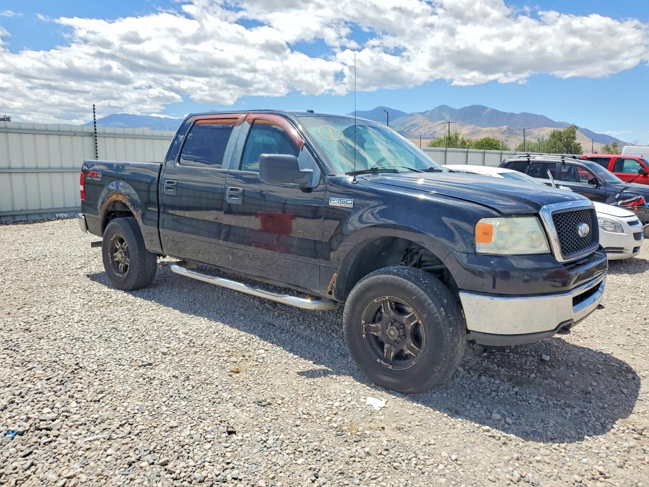 2008 Ford F150 Supercrew Черный vin: 1FTRW14W08FB35286