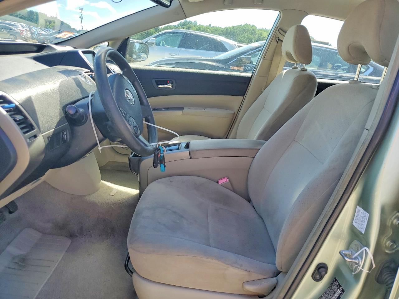 2009 Toyota Prius Base Зеленый vin: JTDKB20U793524520