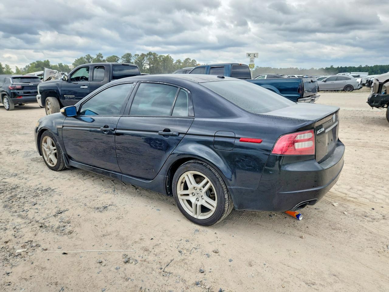 2007 Acura Tl Черный vin: 19UUA66207A019647