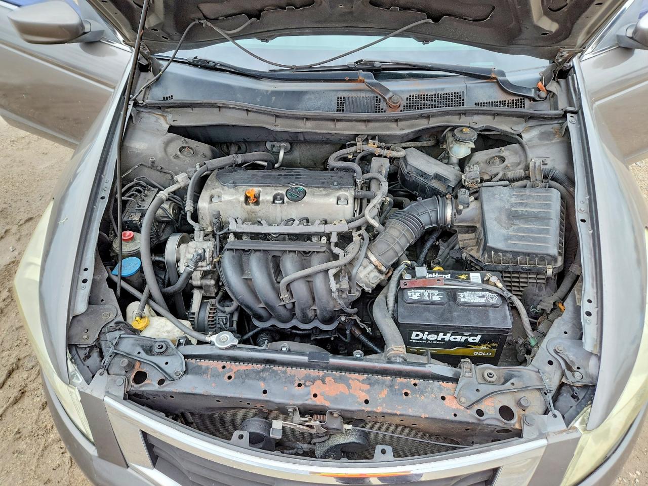 2008 Honda Accord Lxp Gray vin: JHMCP26408C044538