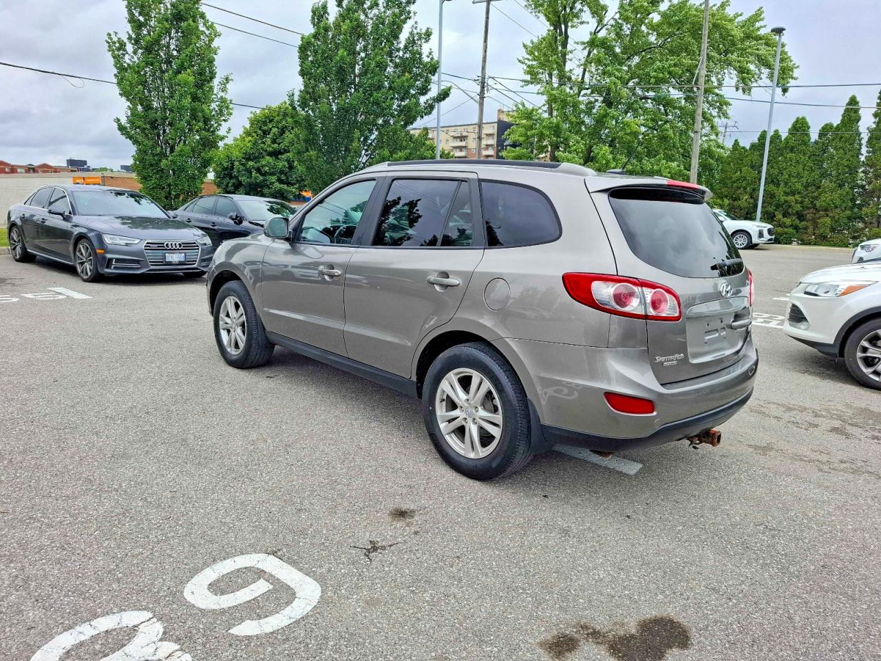 2012 Hyundai Santa Fe Gls Gray vin: 5XYZGDAG4CG129637