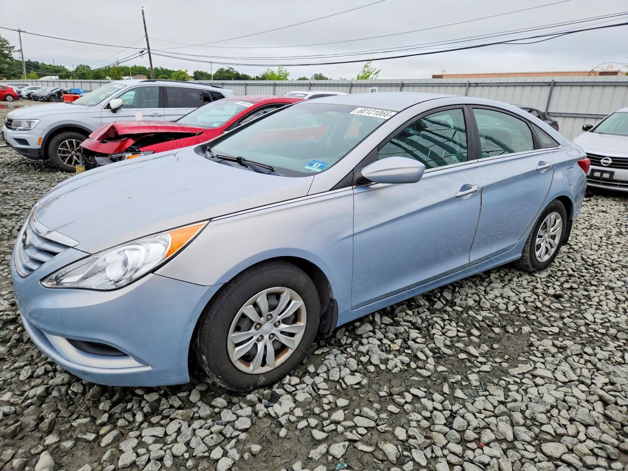 2013 Hyundai Sonata Gls Blue vin: 5NPEB4ACXDH581550