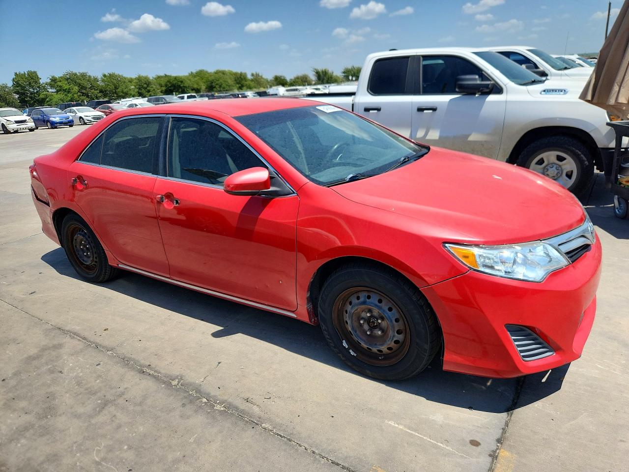 2012 Toyota Camry Le Red vin: 4T4BF1FK6CR171002