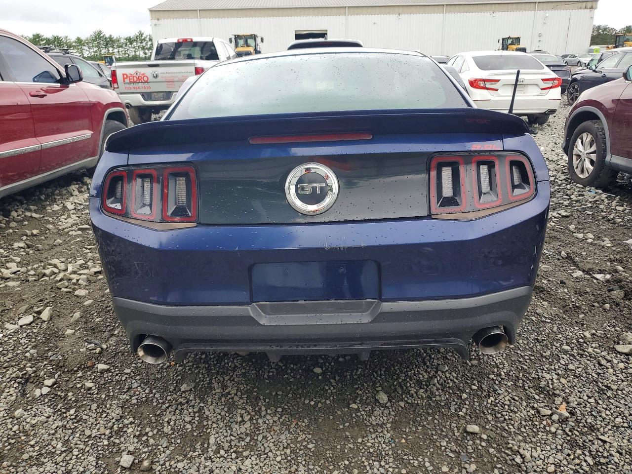 2012 Ford Mustang Gt Синий vin: 1ZVBP8CF8C5239979