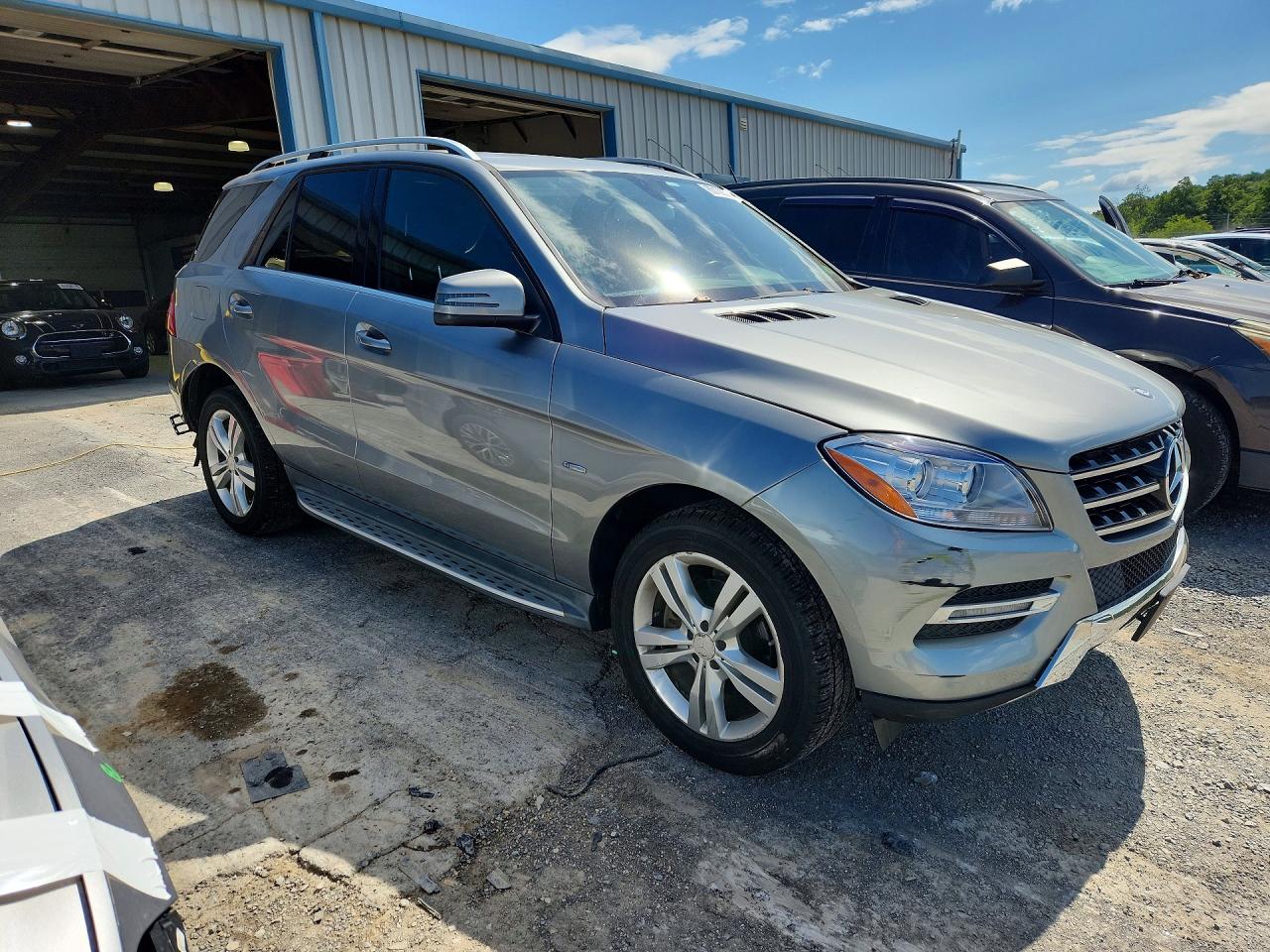 2012 Mercedes-benz Ml 350 4matic Silver vin: 4JGDA5HB5CA029134
