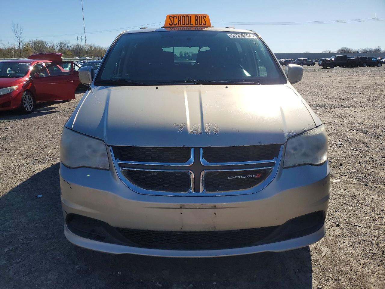 2014 Dodge Grand Caravan Sxt Beige vin: 2C4RDGCG3ER291569
