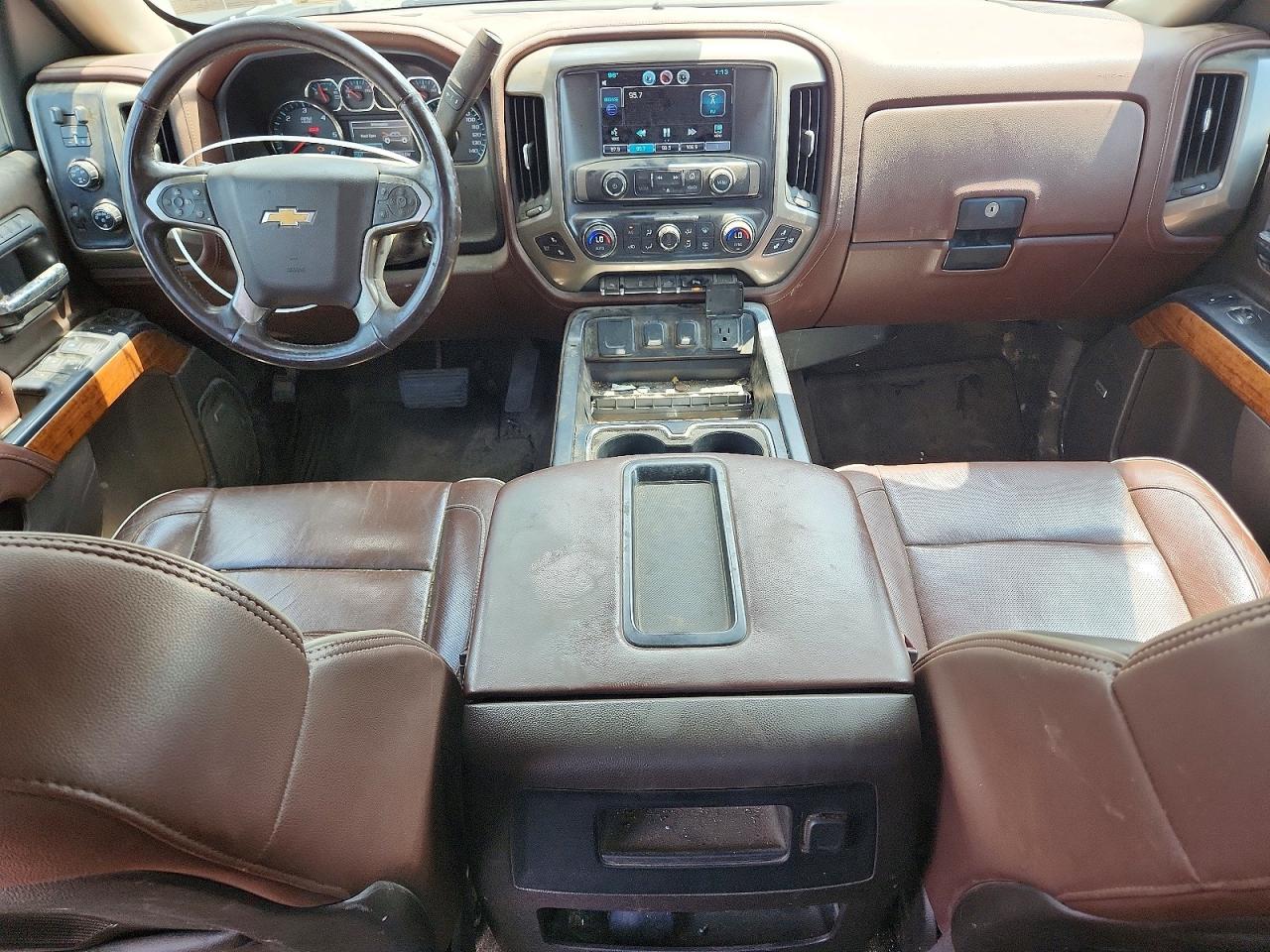 2015 Chevrolet Silverado K1500 High Country Brown vin: 3GCUKTEC4FG103135