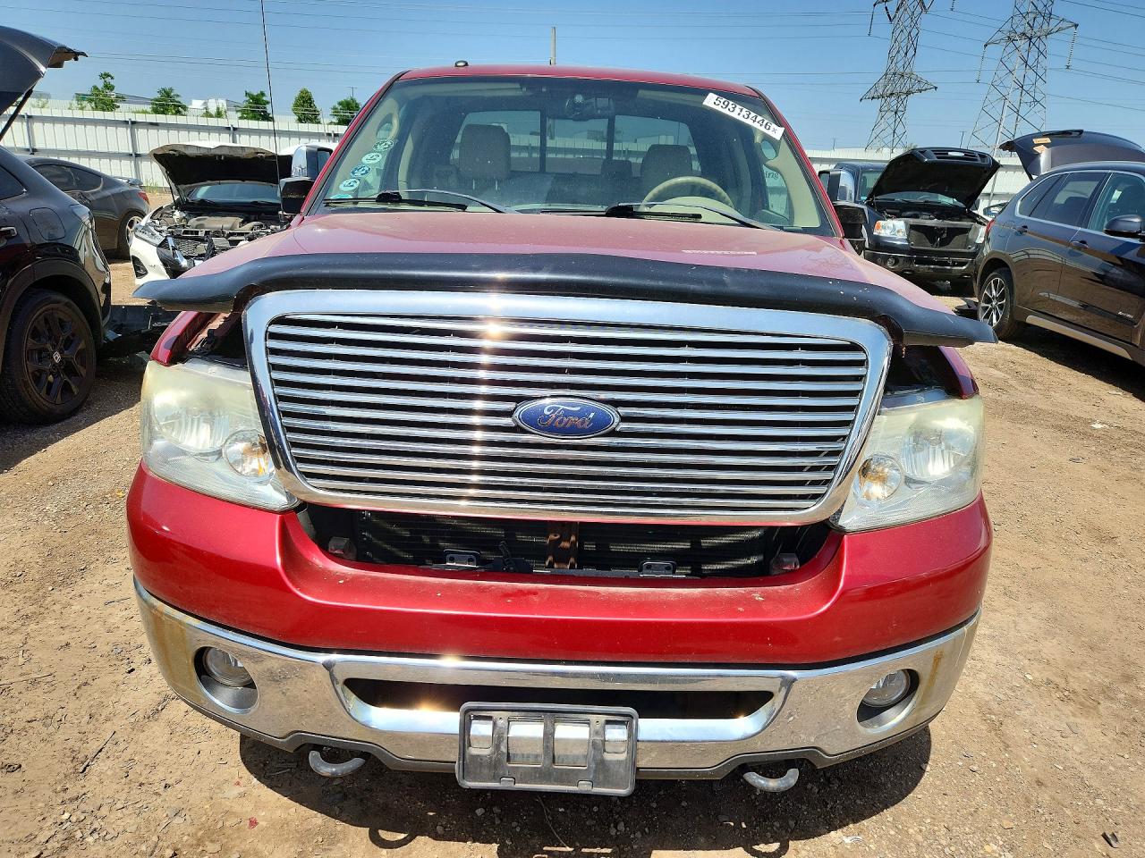 2008 Ford F150 Red vin: 1FTPX14V28FB15066