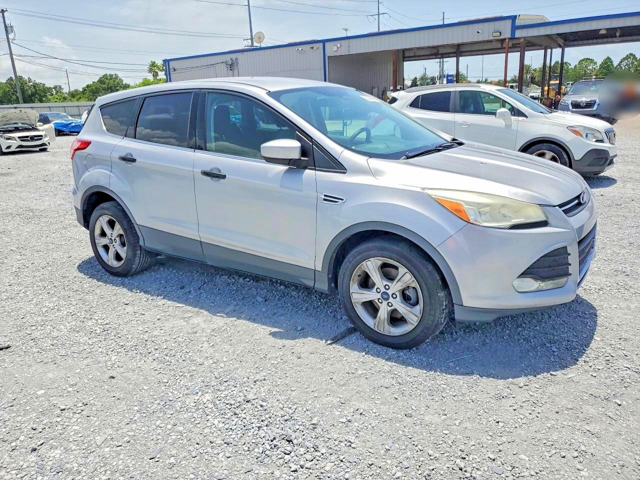 2014 Ford Escape Se Silver vin: 1FMCU0GX0EUC01834