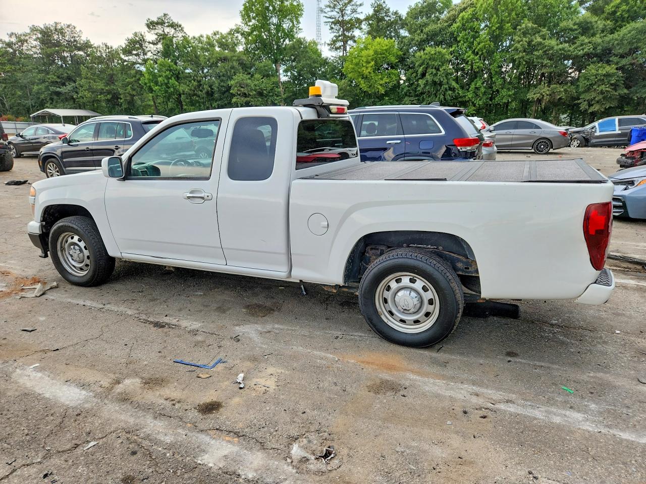 2012 Chevrolet Colorado White vin: 1GCESBFE5C8169564