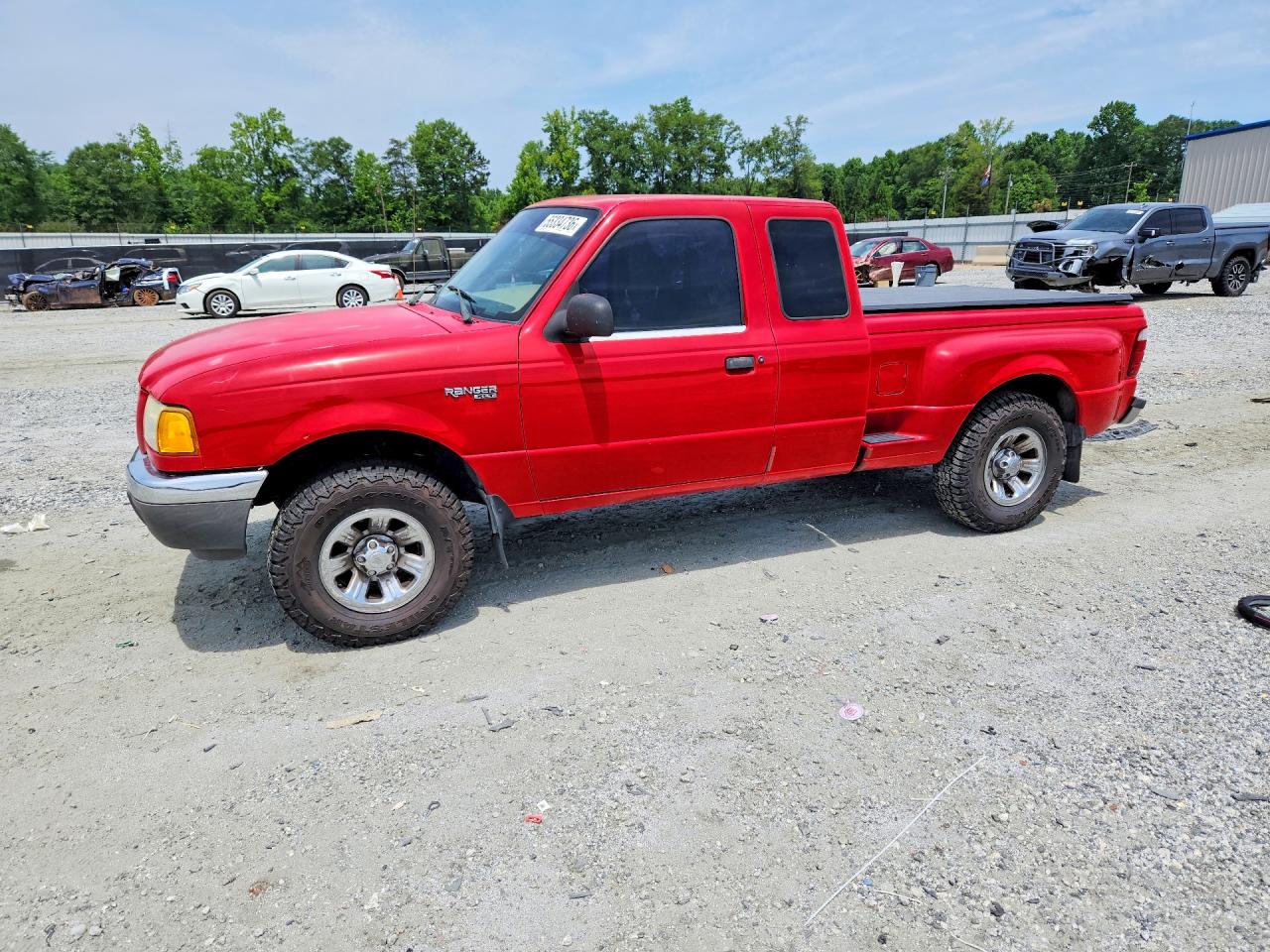 2002 Ford Ranger Super Cab Red vin: 1FTYR14U62PB00271