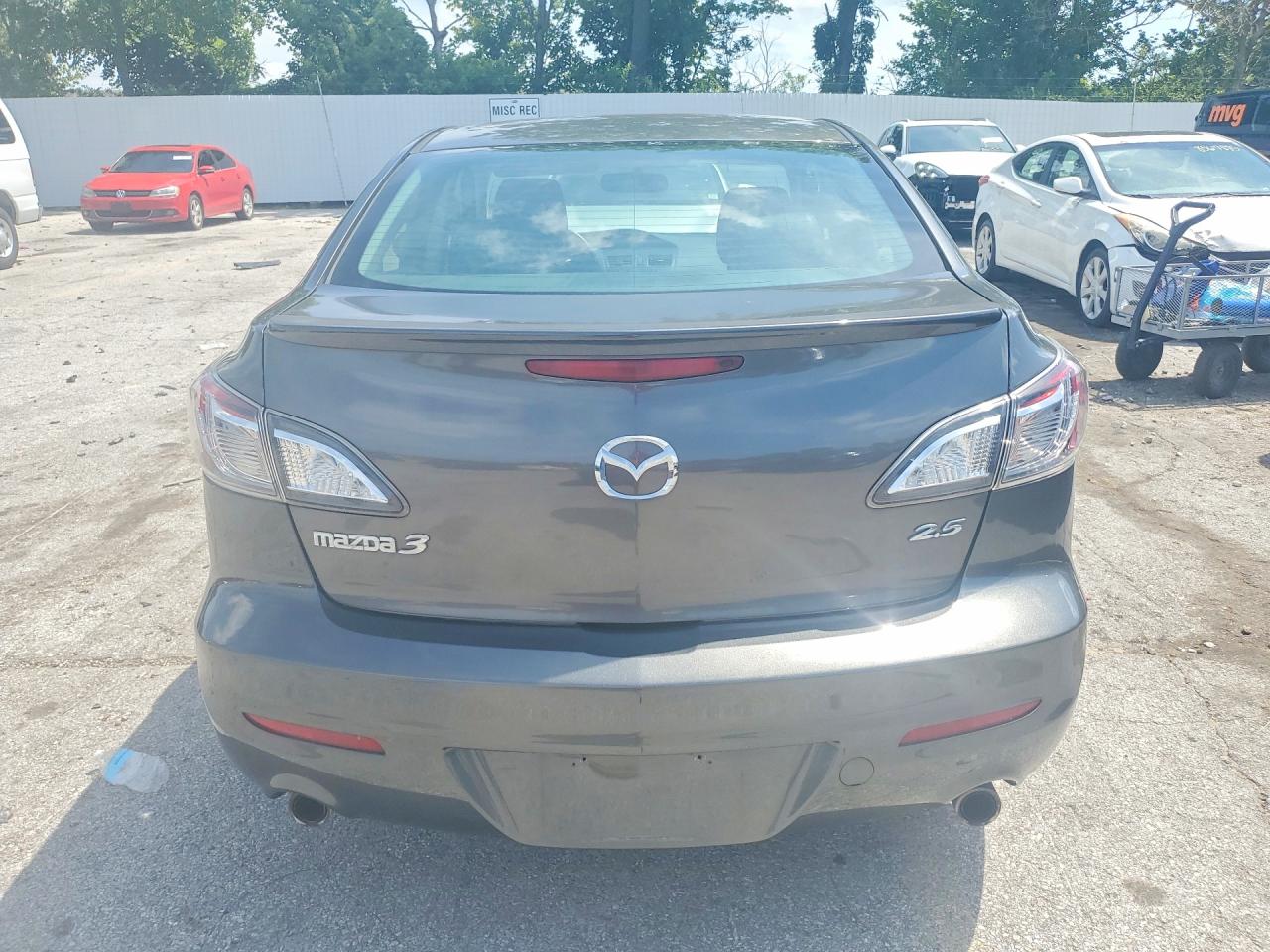 2012 Mazda 3 S Gray vin: JM1BL1W50C1675578