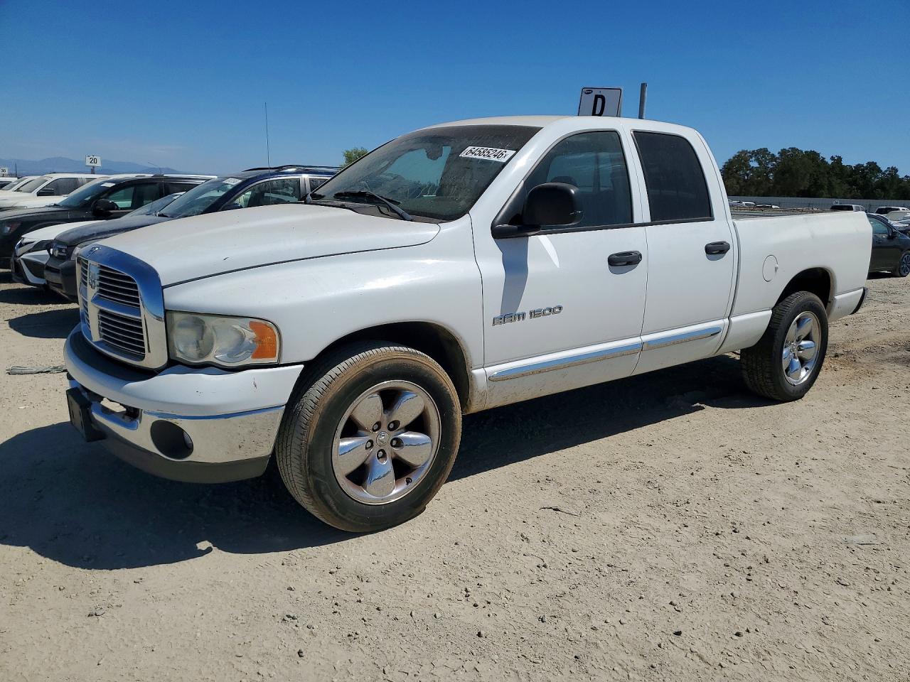 2005 Dodge Ram 1500 St White vin: 1D7HA18N25S174191