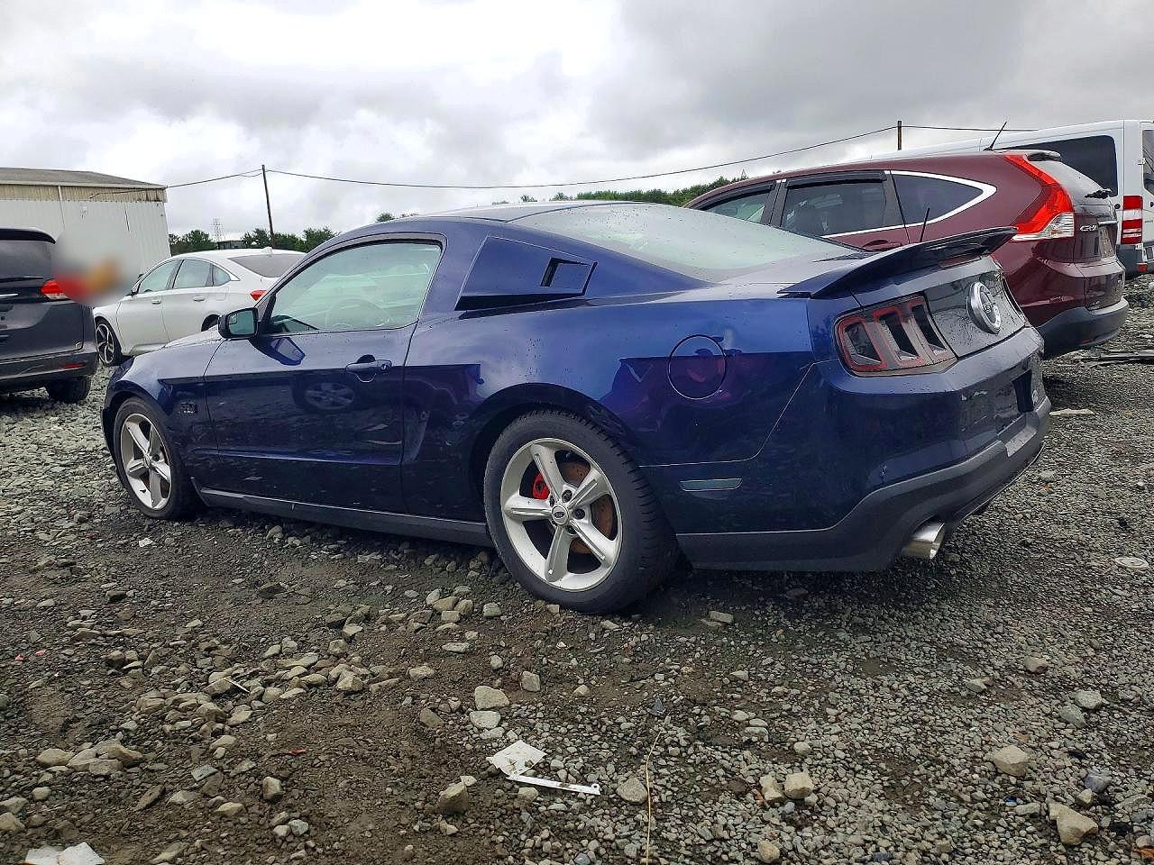 2012 Ford Mustang Gt Синий vin: 1ZVBP8CF8C5239979