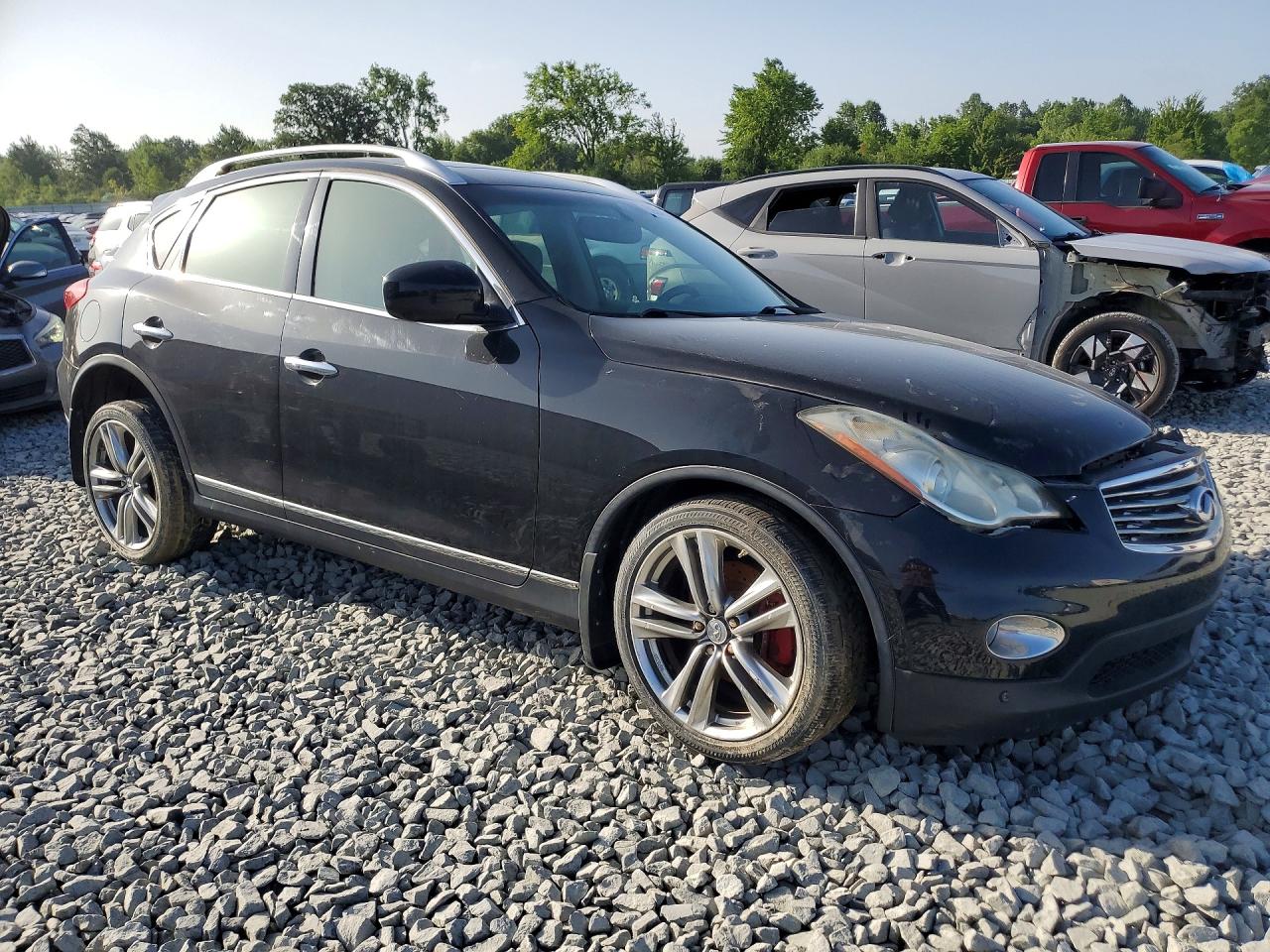 2012 Infiniti Ex35 Base Black vin: JN1AJ0HR7CM450037
