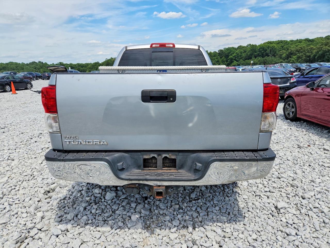 2011 Toyota Tundra Double Cab Sr5 Silver vin: 5TFRY5F12BX101578