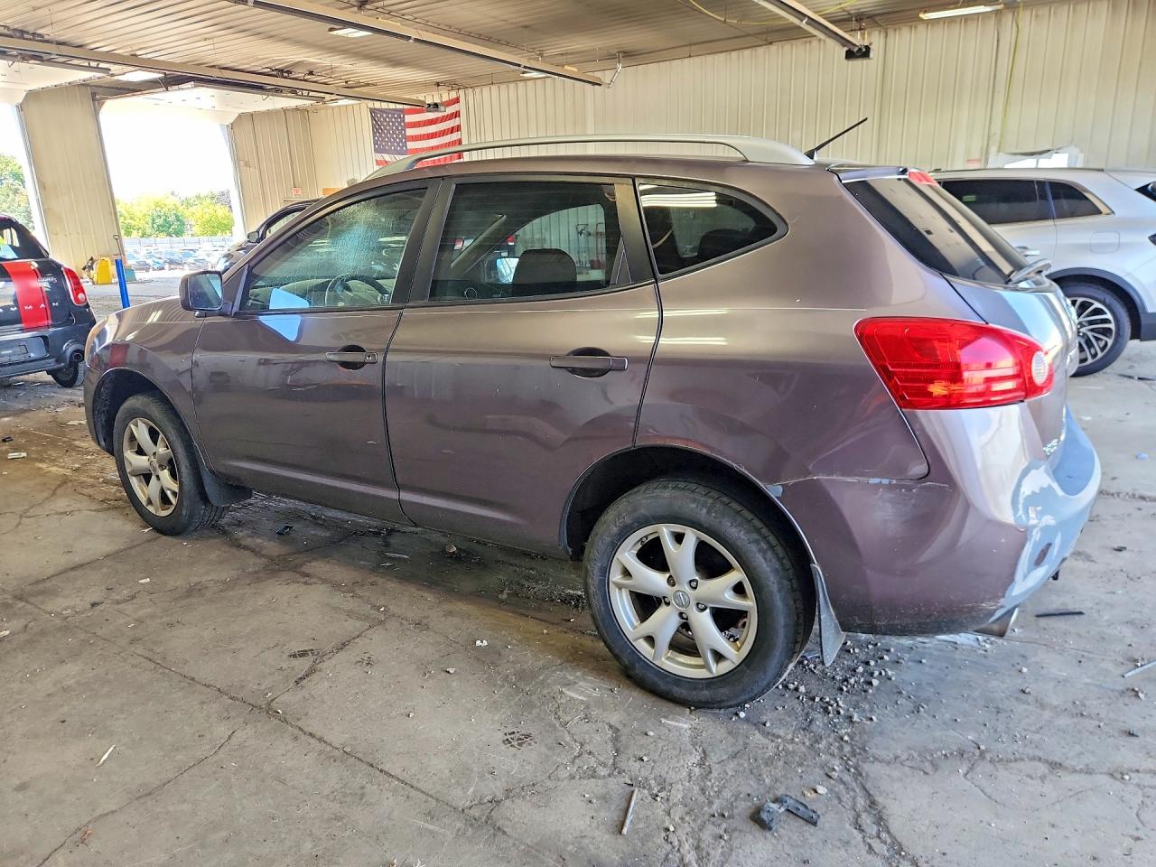 2009 Nissan Rogue S Brown vin: JN8AS58VX9W440883