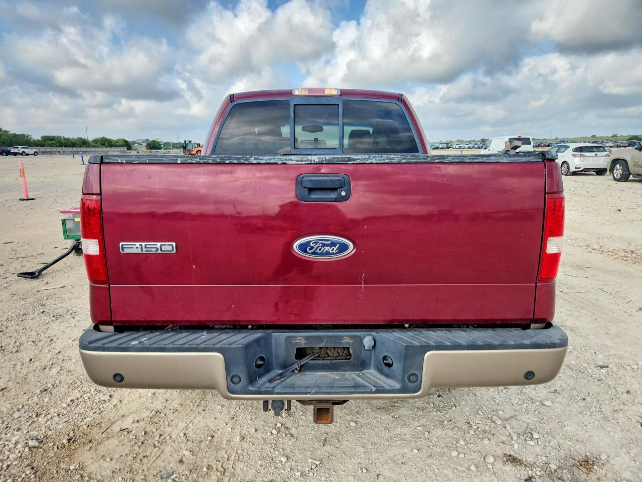 2004 Ford F150 Supercrew Red vin: 1FTPW14524KD64522