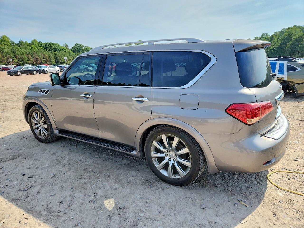 2013 Infiniti Qx56 Base Burgundy vin: JN8AZ2NE9D9041369