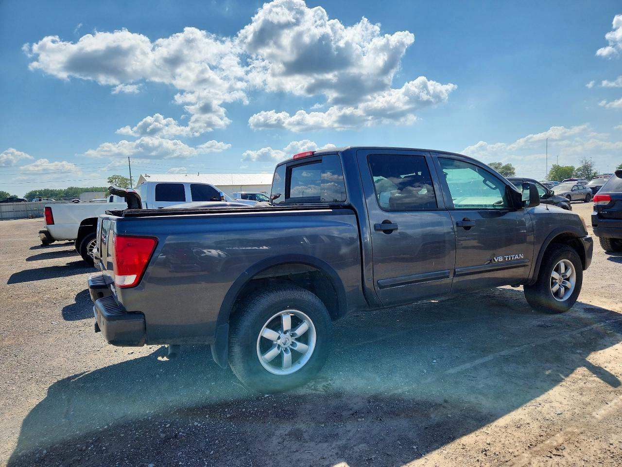 2012 Nissan Titan Sv Gray vin: 1N6AA0EC0CN304048