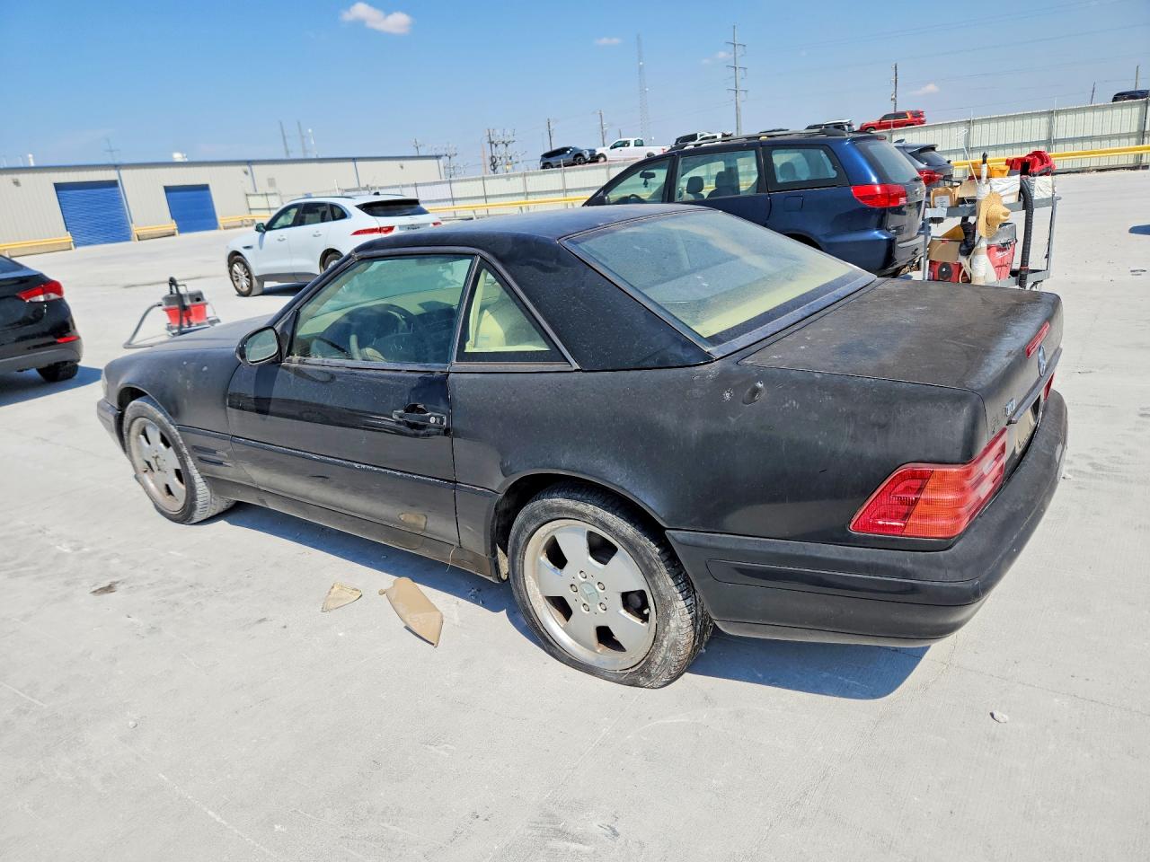 1999 Mercedes-benz Sl 500 Black vin: WDBFA68F1XF177231